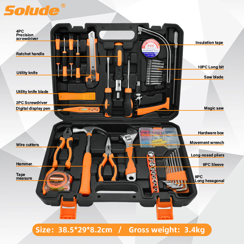95 Piece Toolbox, Model SLD-0122GJX